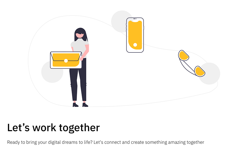 Contact illustration